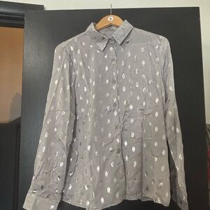Gray Patterned Men's Shirt